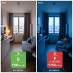 DPE 2021 vs DPE 2026 : l'impact du coefficient 1,9 sur la valeur locative de votre studio électrique
